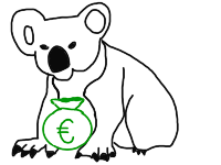 Investisseur en bourse avec un profil koala