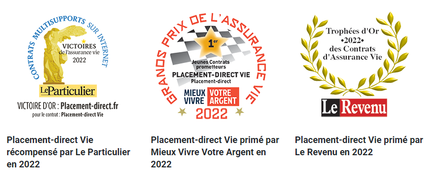 placement-direct-vie-recompenses Exemples de récompenses gagnées récemment par Placement-direct Vie.